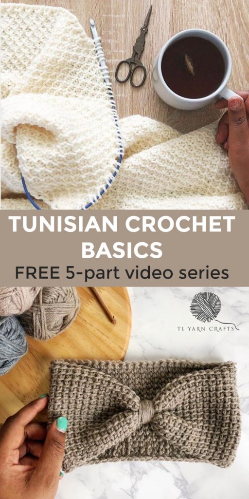 Learn the absolute basics of Tunisian crochet fast in this easy to follow video series from TL Yarn Crafts. You'll get the basics, learn to change color, create your first project, and learn beautiful stitches. Even if you haven't crocheted in years, you'll love how easy it is to learn Tunisian crochet! | TLYCBlog.com