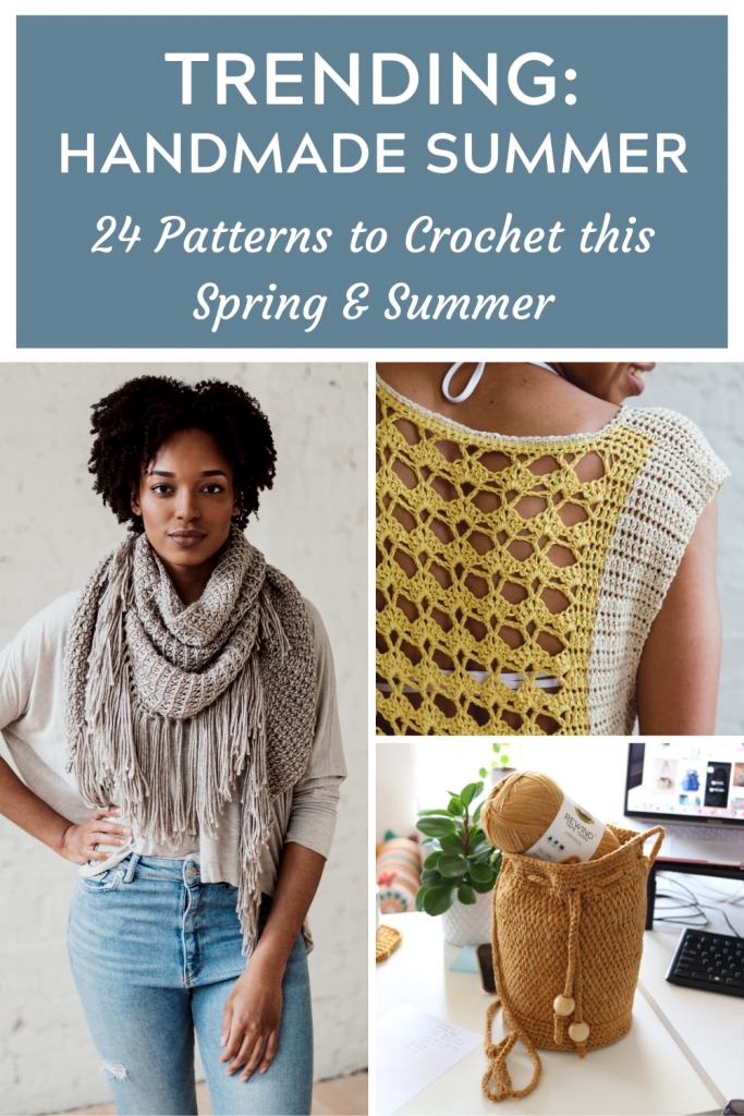 24 Crochet Spring Patterns | A list of patterns to crochet in spring and summer. Make blankets, bags, cardigans, and shawls with this exhaustive lists. Includes free and paid patterns.